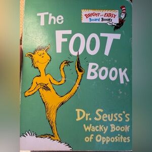 Dr. Seuss's The Foot Book - Green Cover